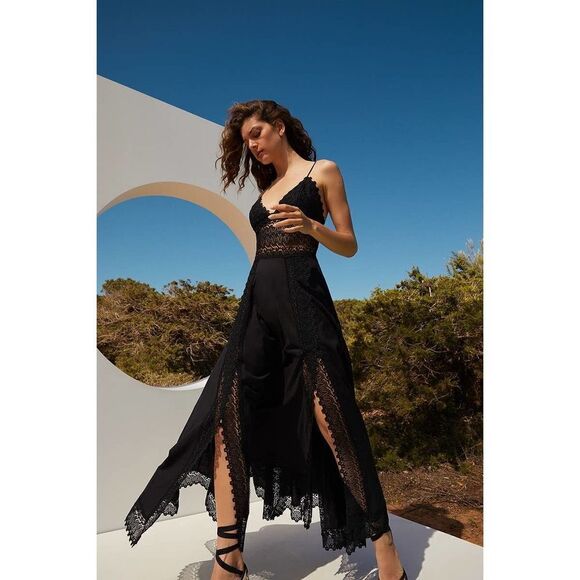 Charo Ruiz Brenda Long Dress black XL - Picture 5 of 13